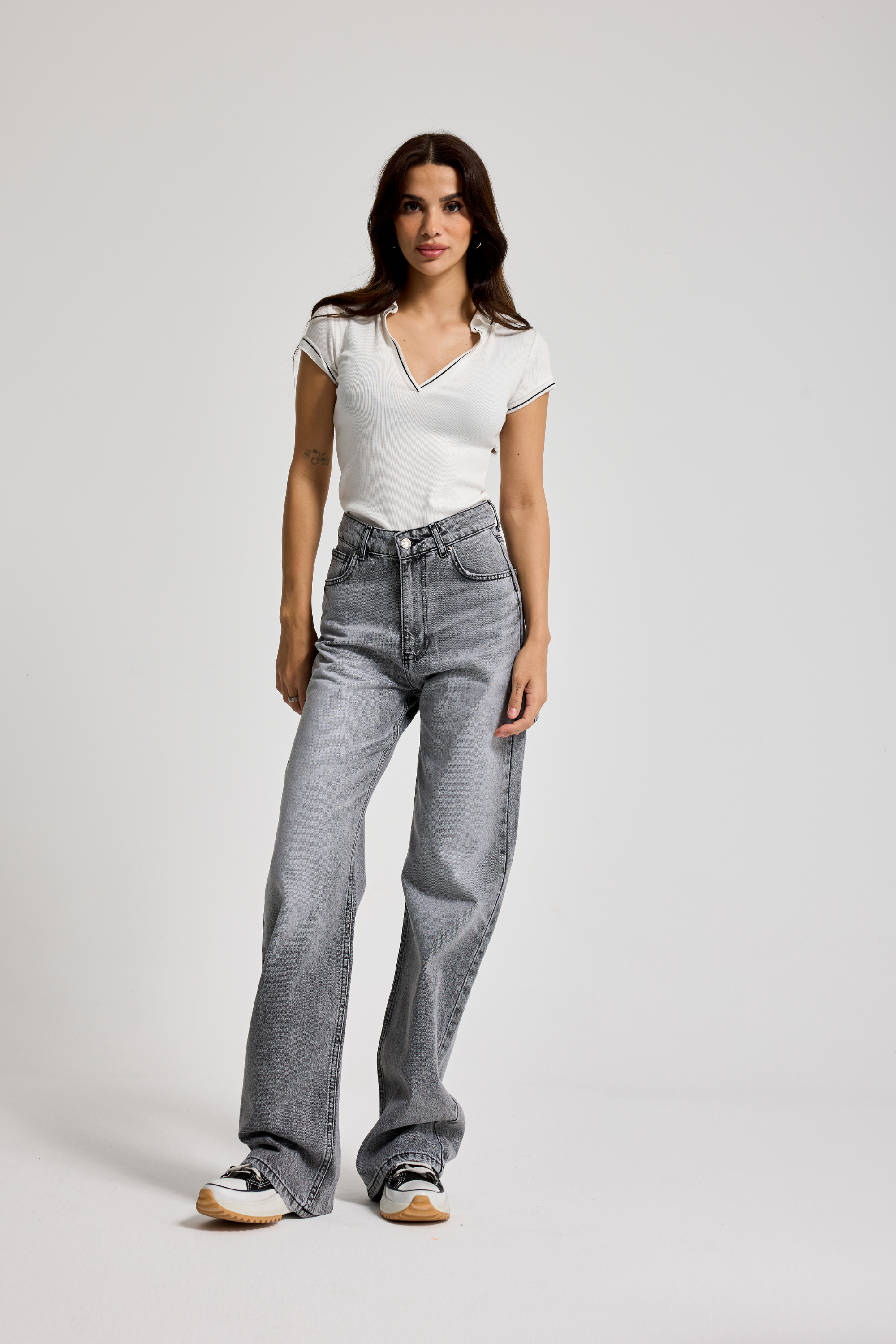 2477 Straight Fit Yüksek Bel Kadın Jean