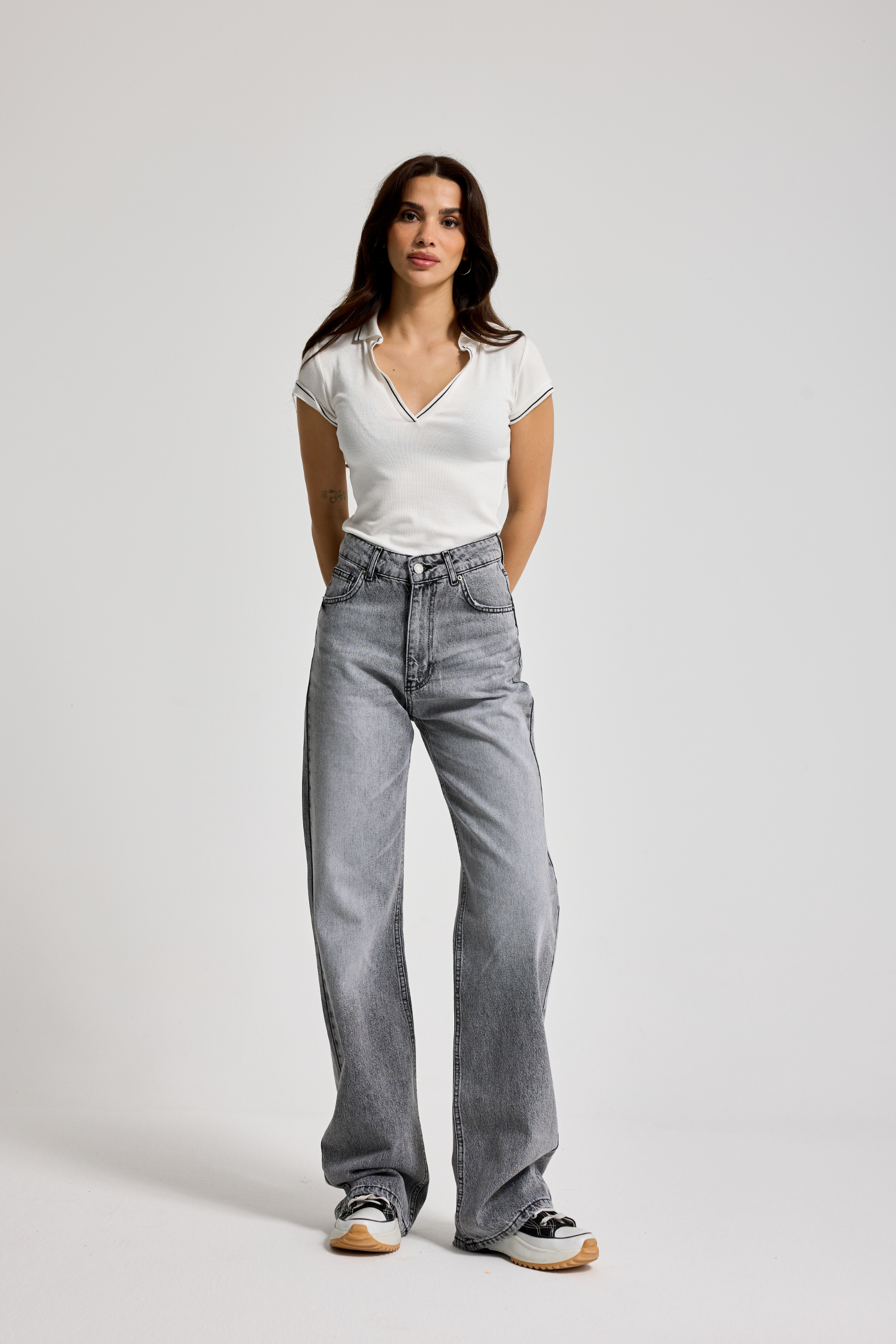 2477 Straight Fit Yüksek Bel Kadın Jean