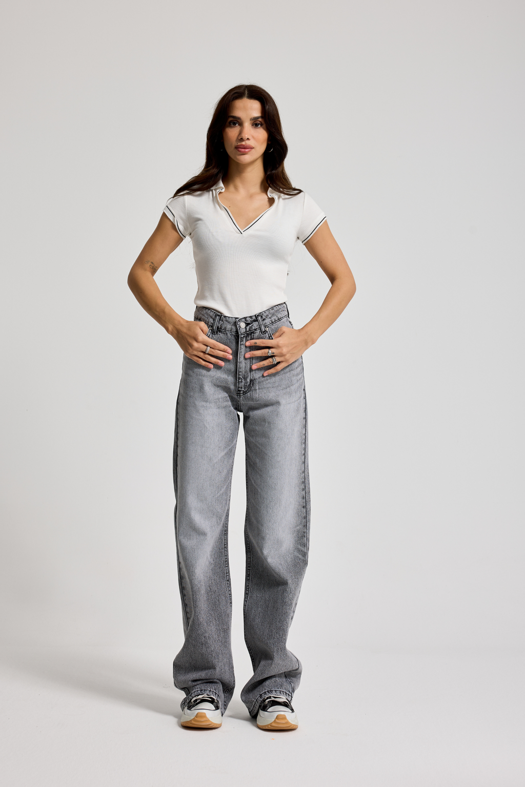 2477 Straight Fit Yüksek Bel Kadın Jean