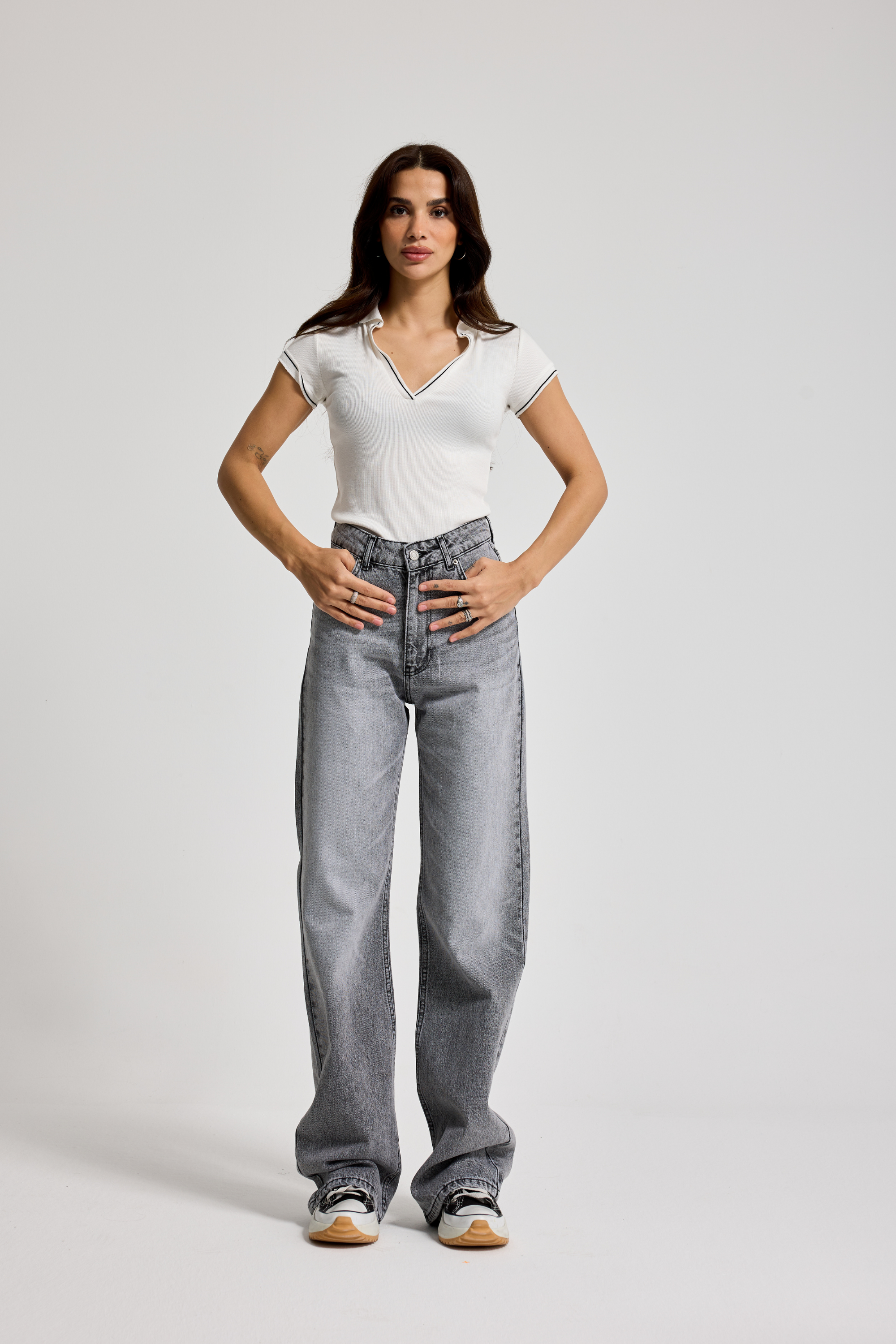 2477 Straight Fit Yüksek Bel Kadın Jean