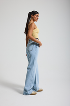 2477 Straight Fit Yüksek Bel Kadın Jean