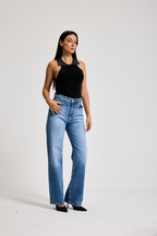 2477 Straight Fit Yüksek Bel Kadın Jean