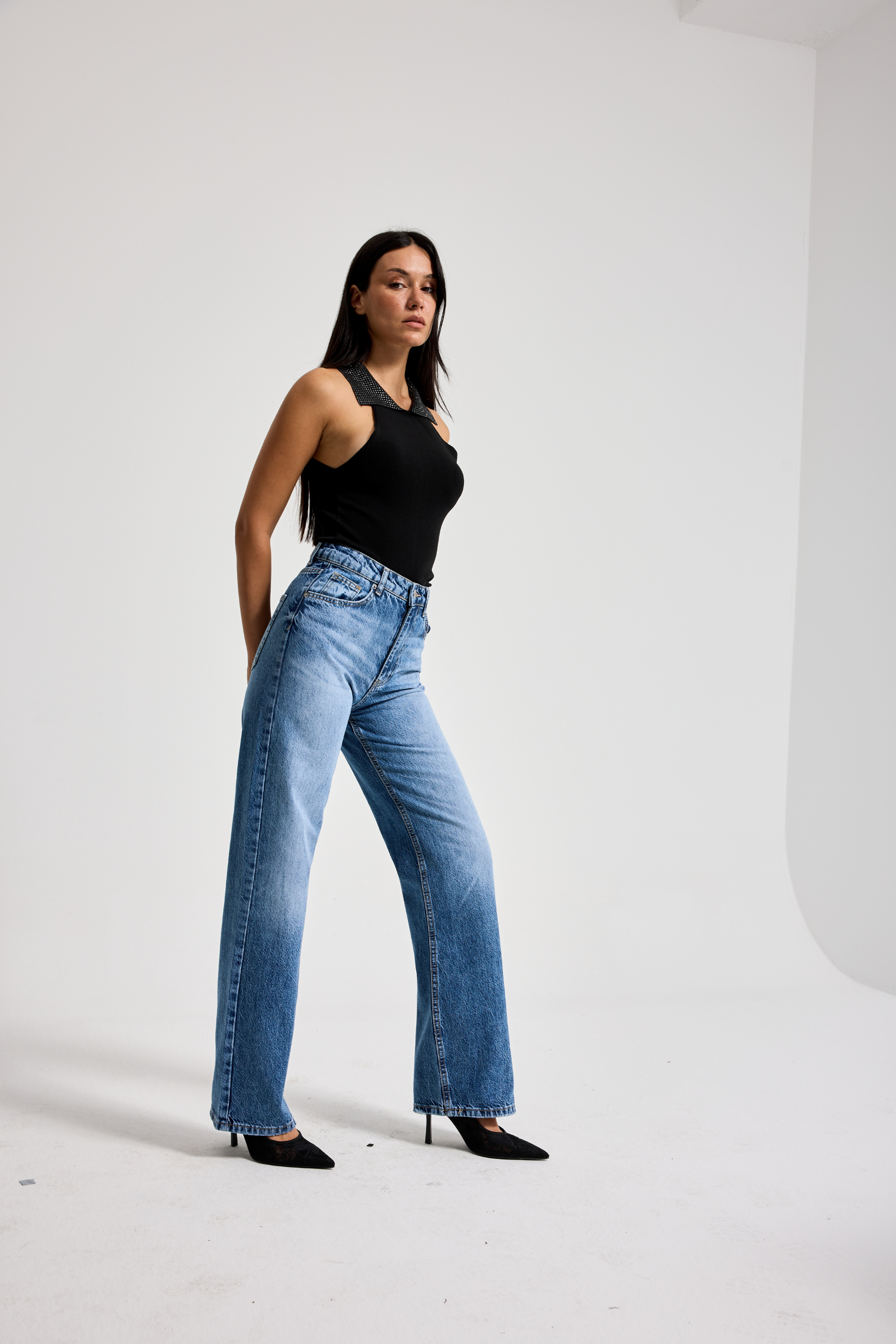 2477 Straight Fit Yüksek Bel Kadın Jean