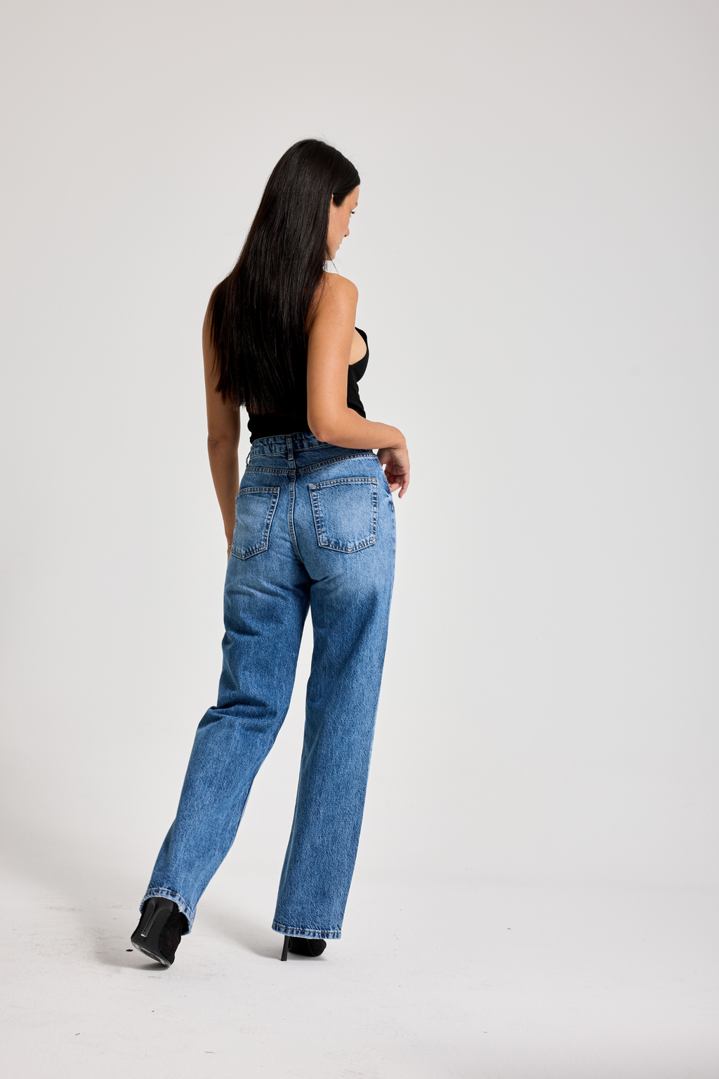 2477 Straight Fit Yüksek Bel Kadın Jean