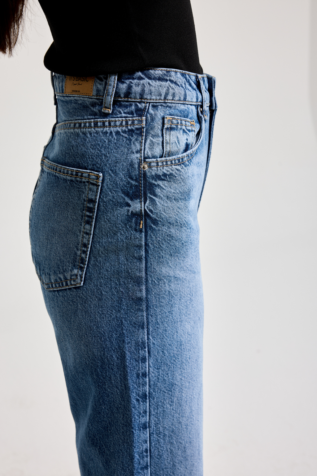 2477 Straight Fit Yüksek Bel Kadın Jean