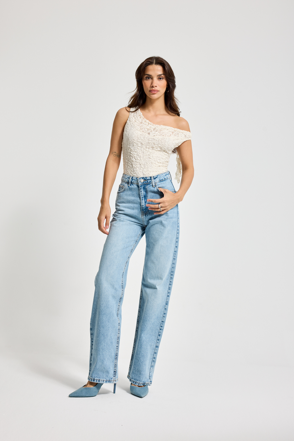 2477 Straight Fit Yüksek Bel Kadın Jean