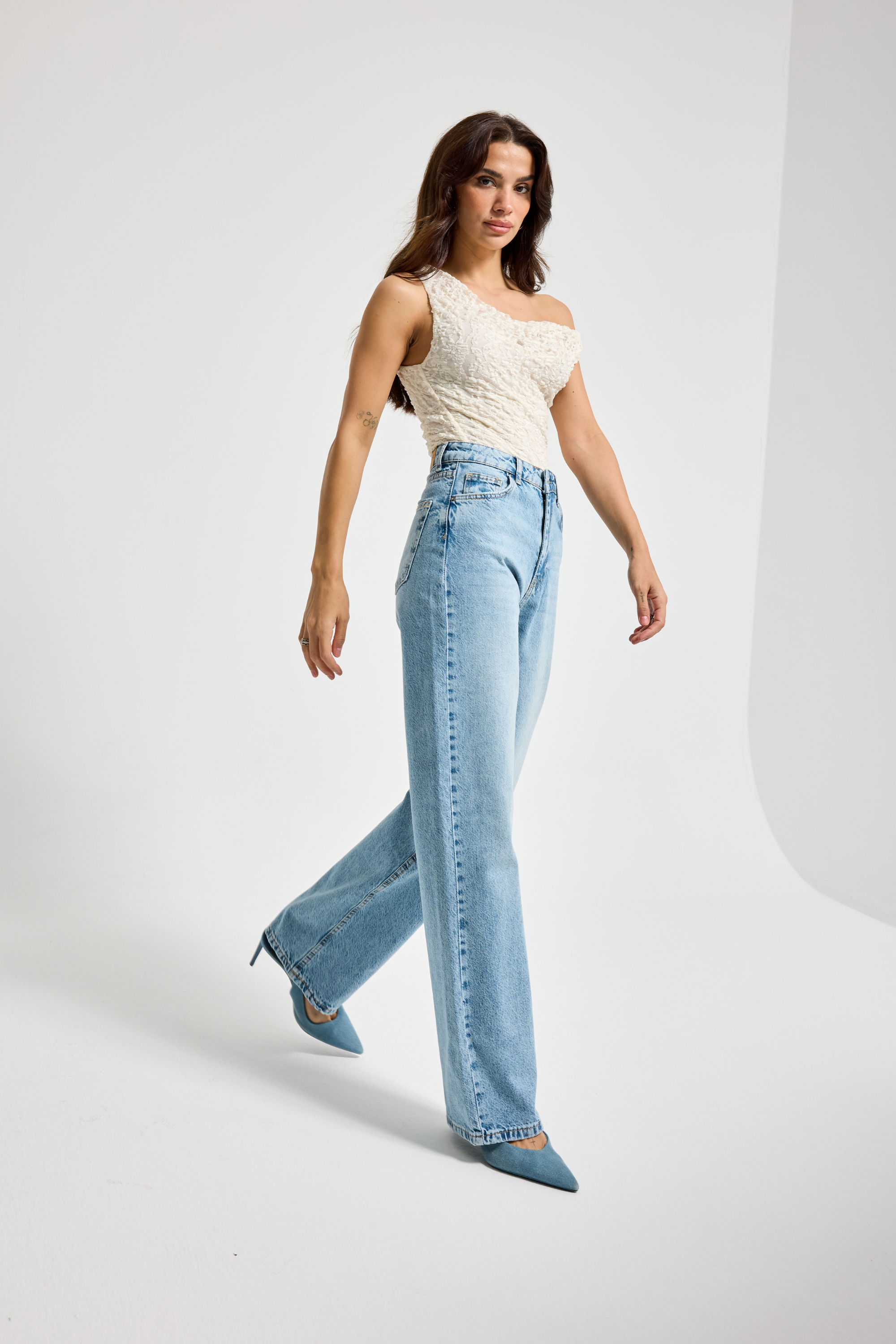 2477 Straight Fit Yüksek Bel Kadın Jean