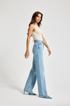 2477 Straight Fit Yüksek Bel Kadın Jean