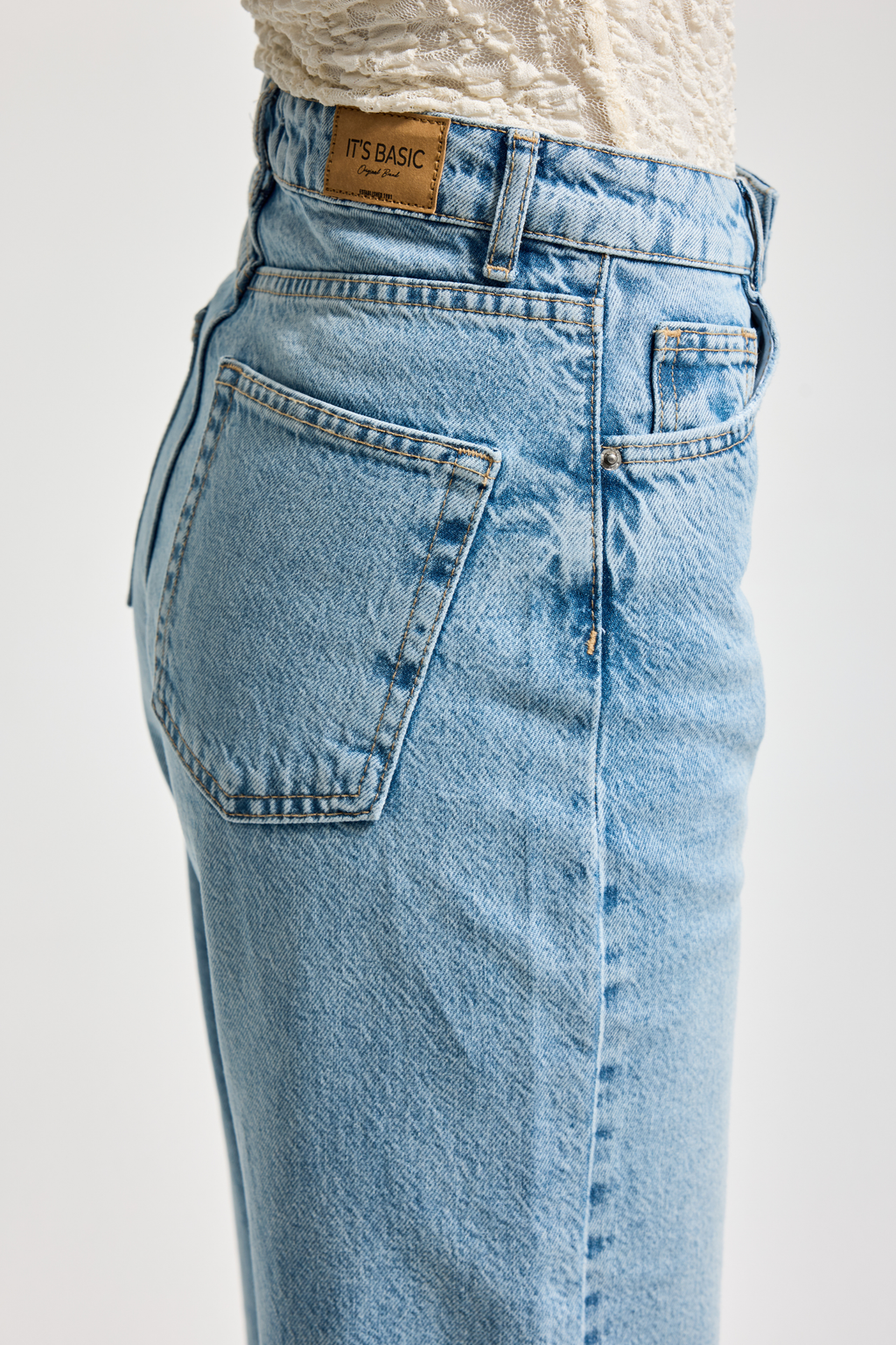 2477 Straight Fit Yüksek Bel Kadın Jean