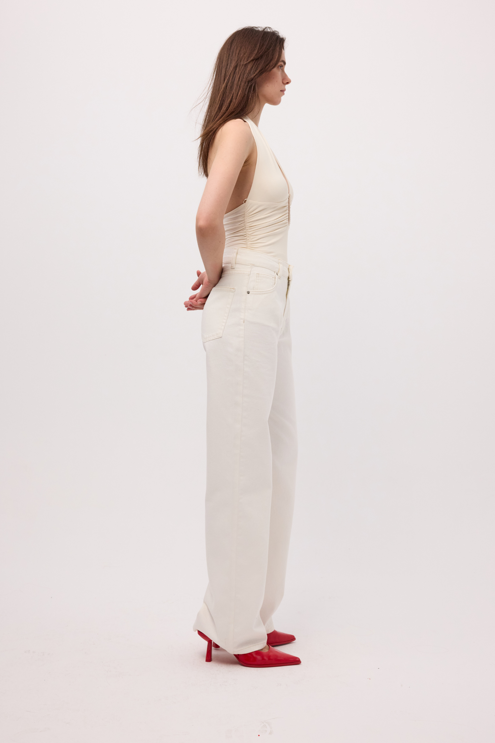 2477 Straight Fit Yüksek Bel Kadın Jean