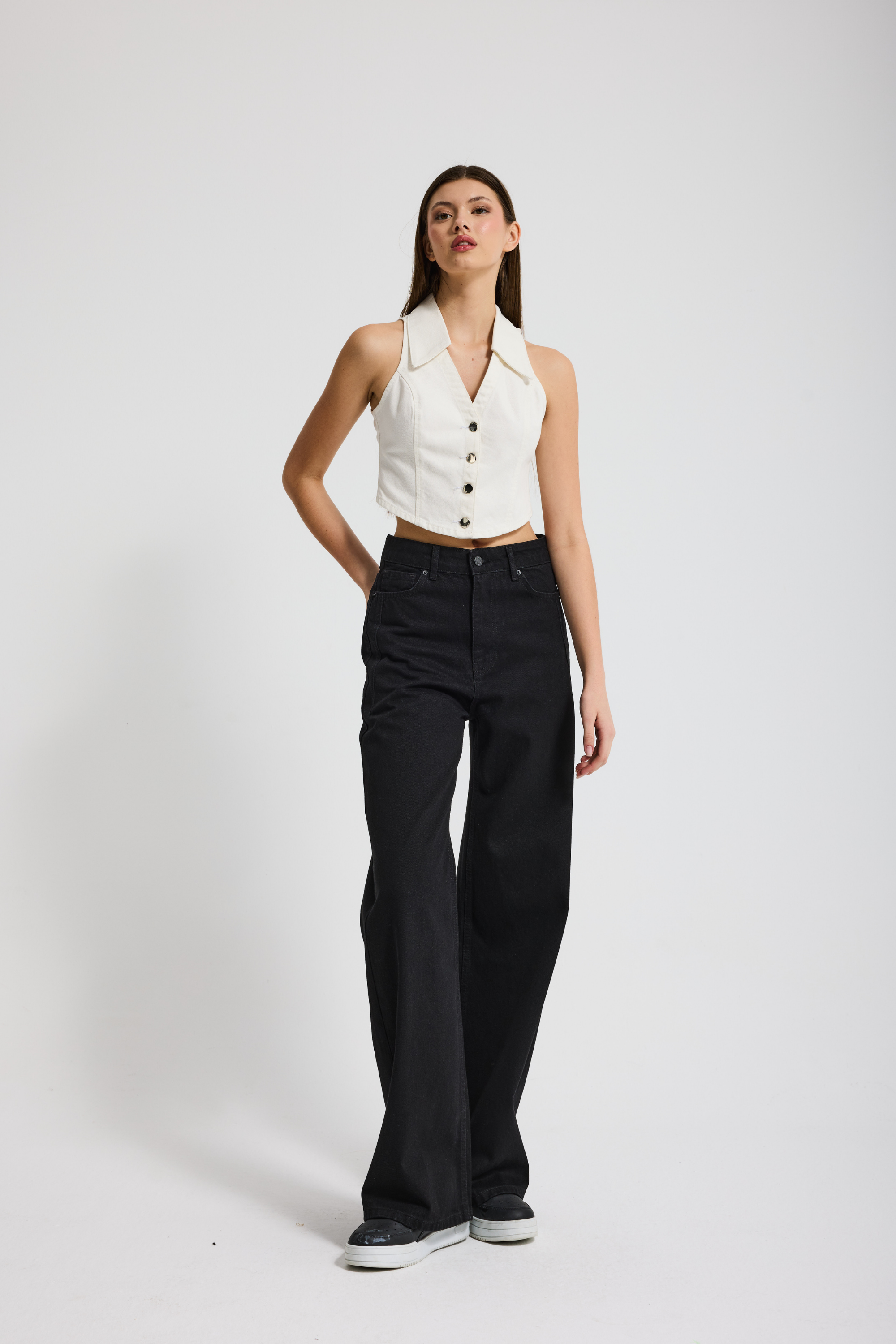 2498 Wide Leg Kadın Jean
