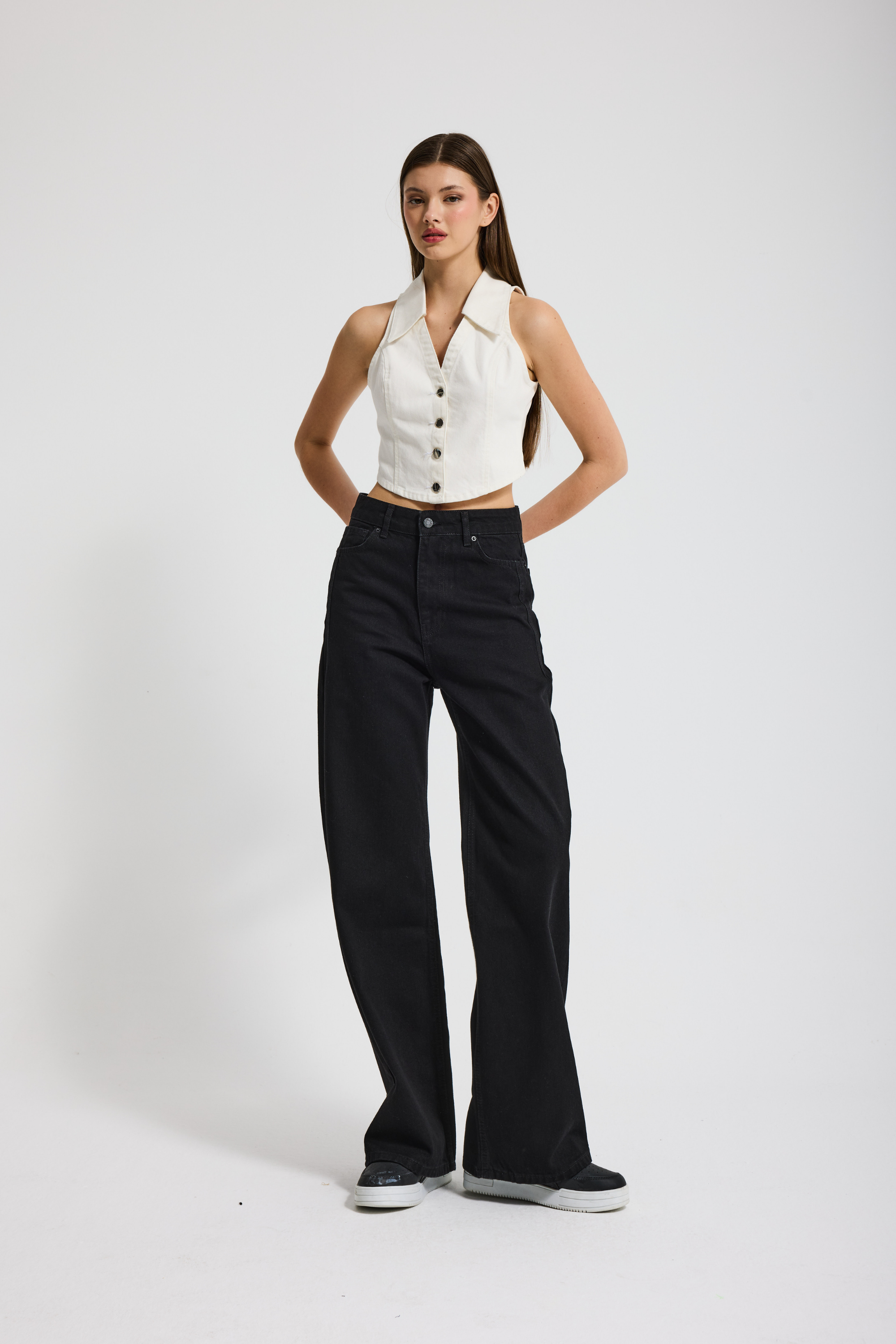 2498 Wide Leg Kadın Jean