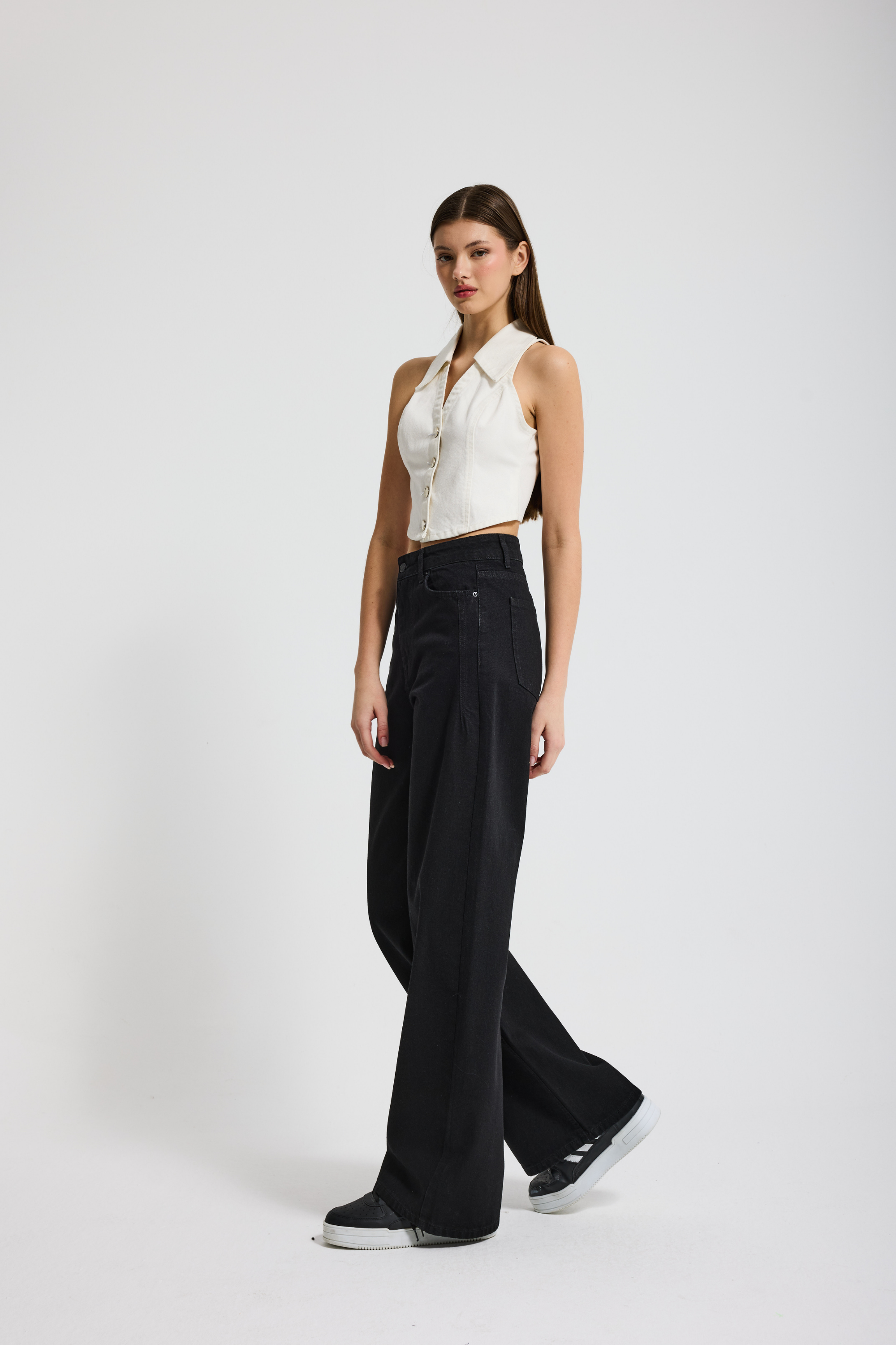 2498 Wide Leg Kadın Jean