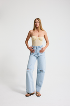 2498 Wide Leg Kadın Jean