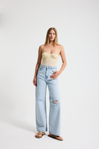 2498 Wide Leg Kadın Jean
