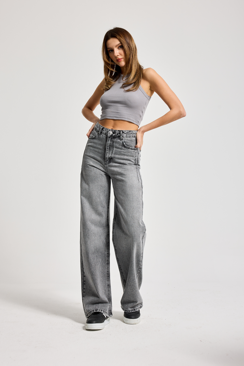 2498 Wide Leg Kadın Jean