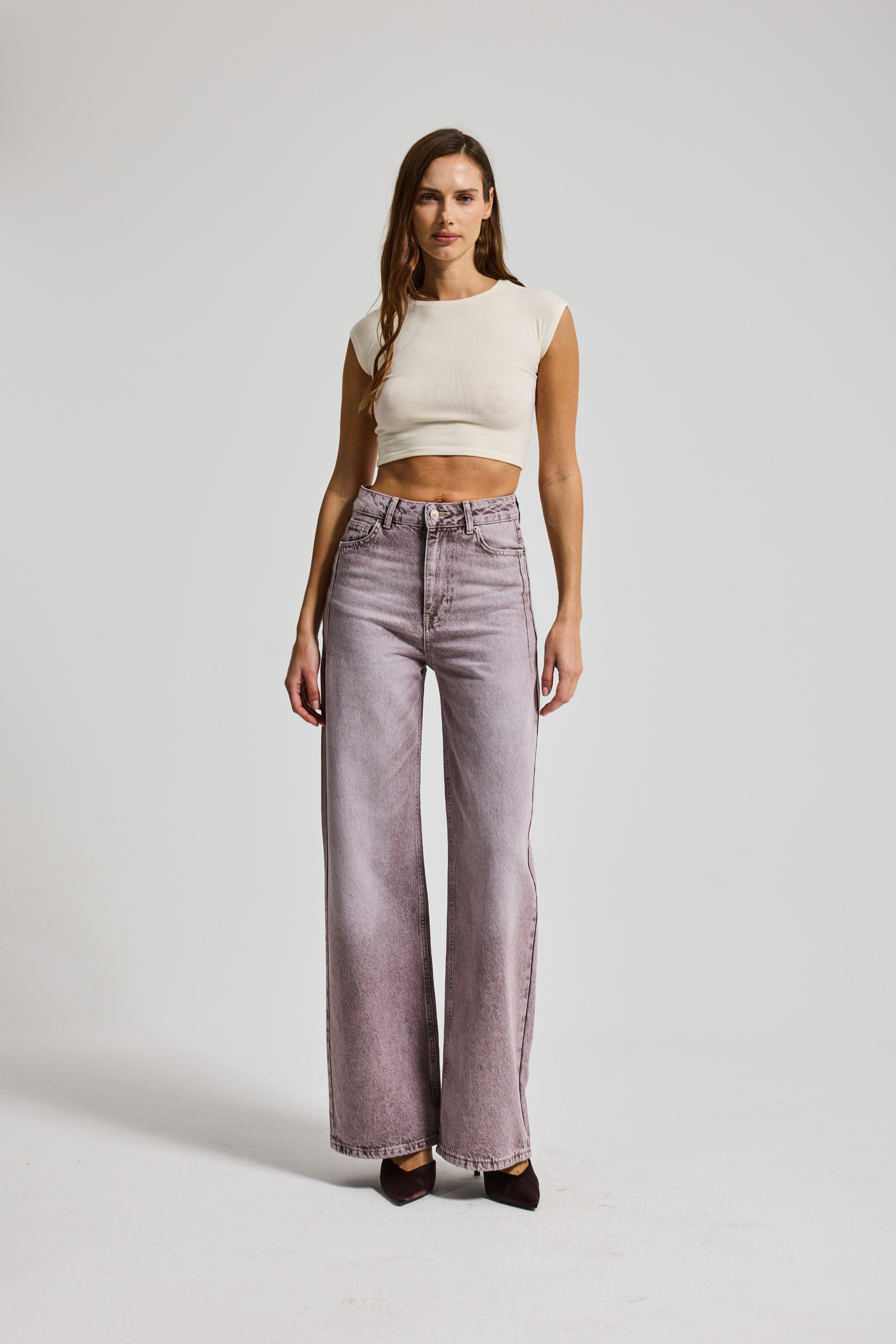 2498 Wide Leg Kadın Jean