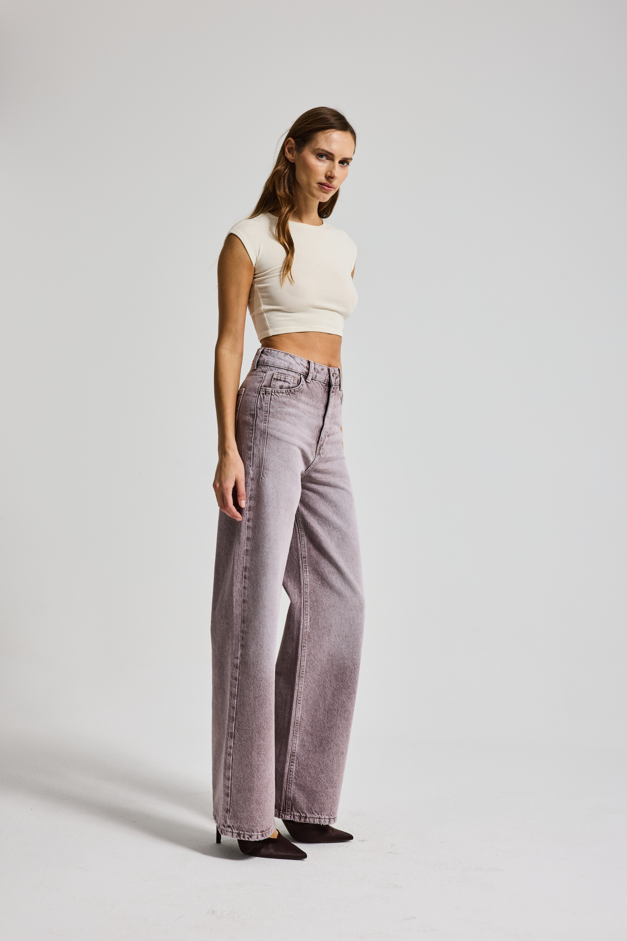 2498 Wide Leg Kadın Jean