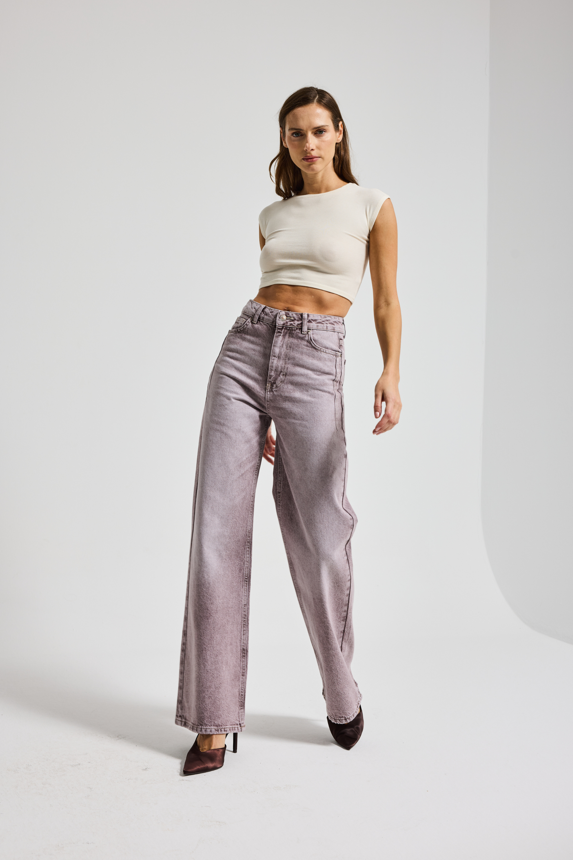 2498 Wide Leg Kadın Jean