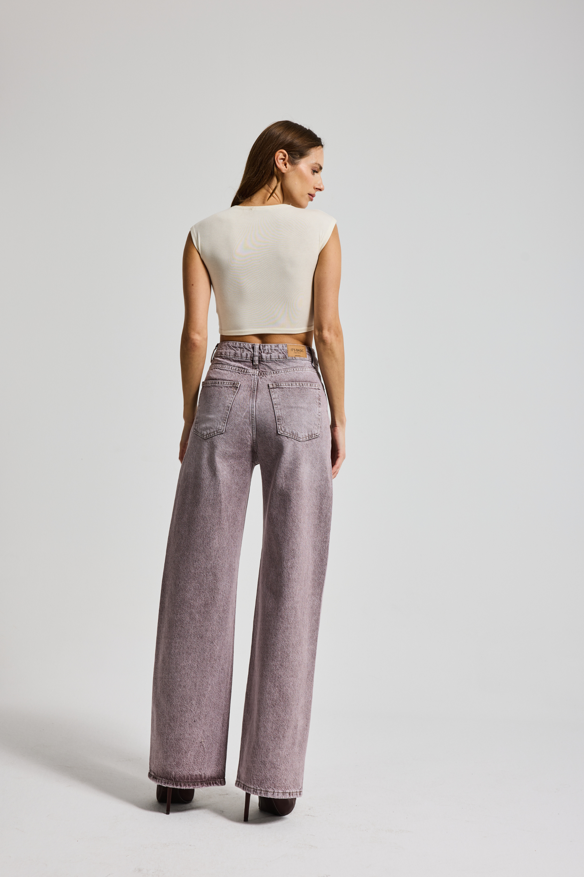 2498 Wide Leg Kadın Jean