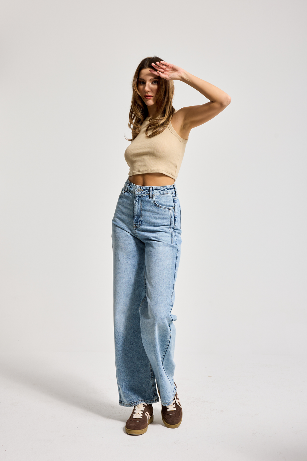 2498 Wide Leg Kadın Jean