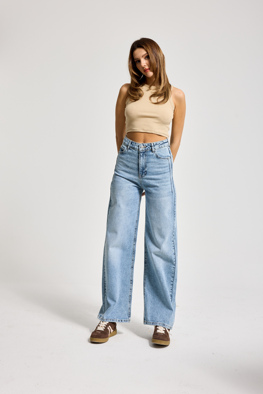 2498 Wide Leg Kadın Jean