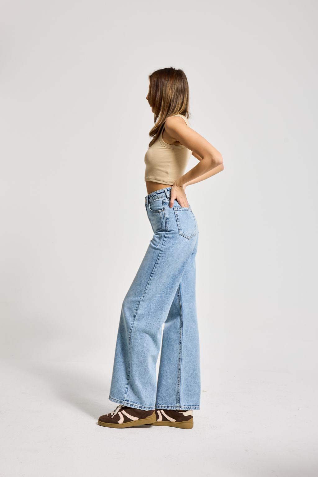 2498 Wide Leg Kadın Jean