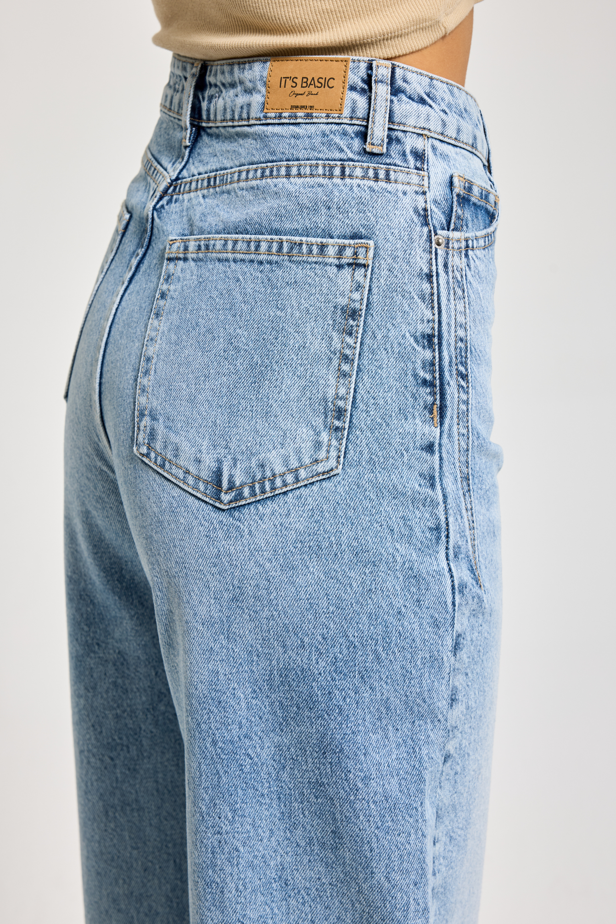 2498 Wide Leg Kadın Jean