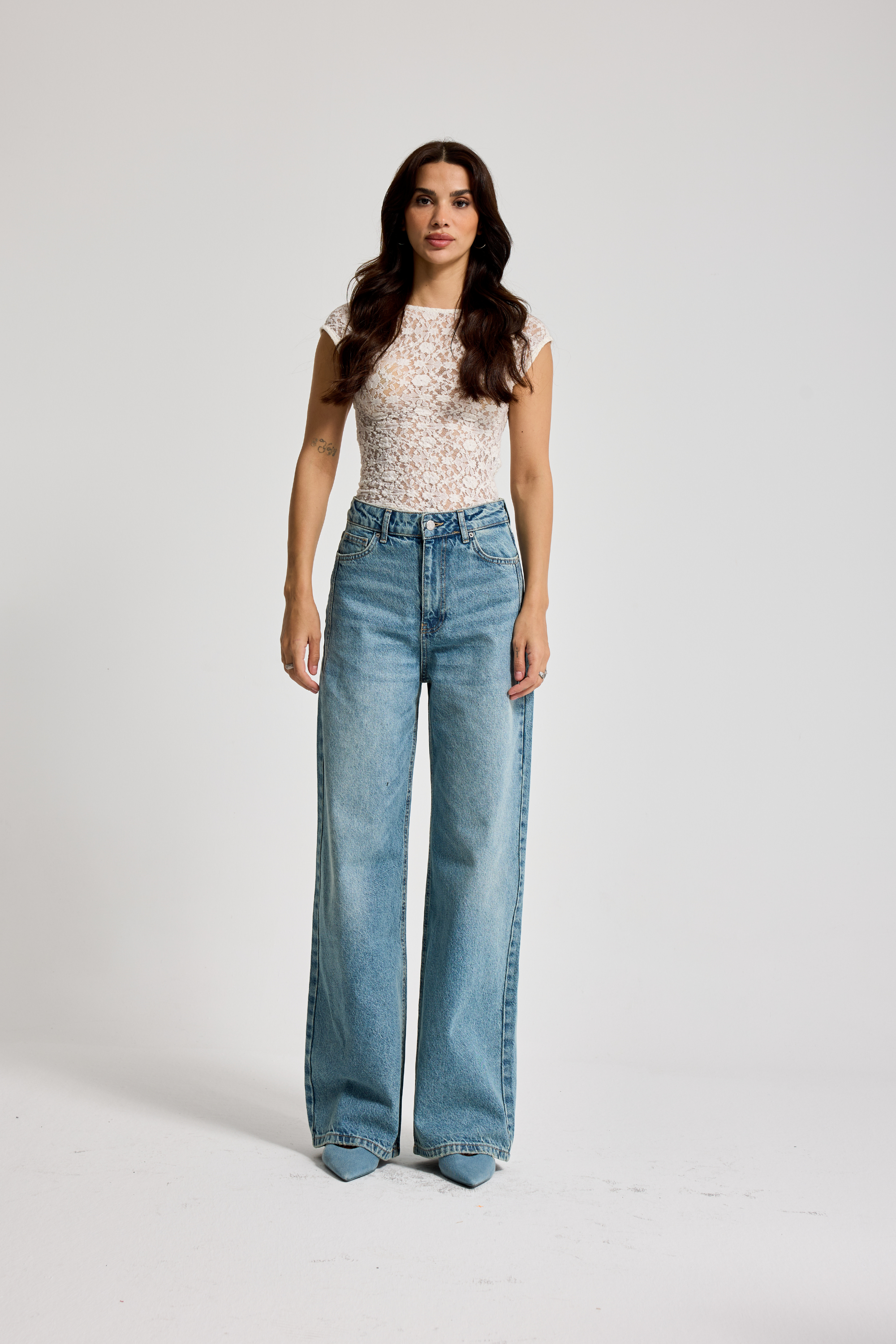2498 Wide Leg Kadın Jean