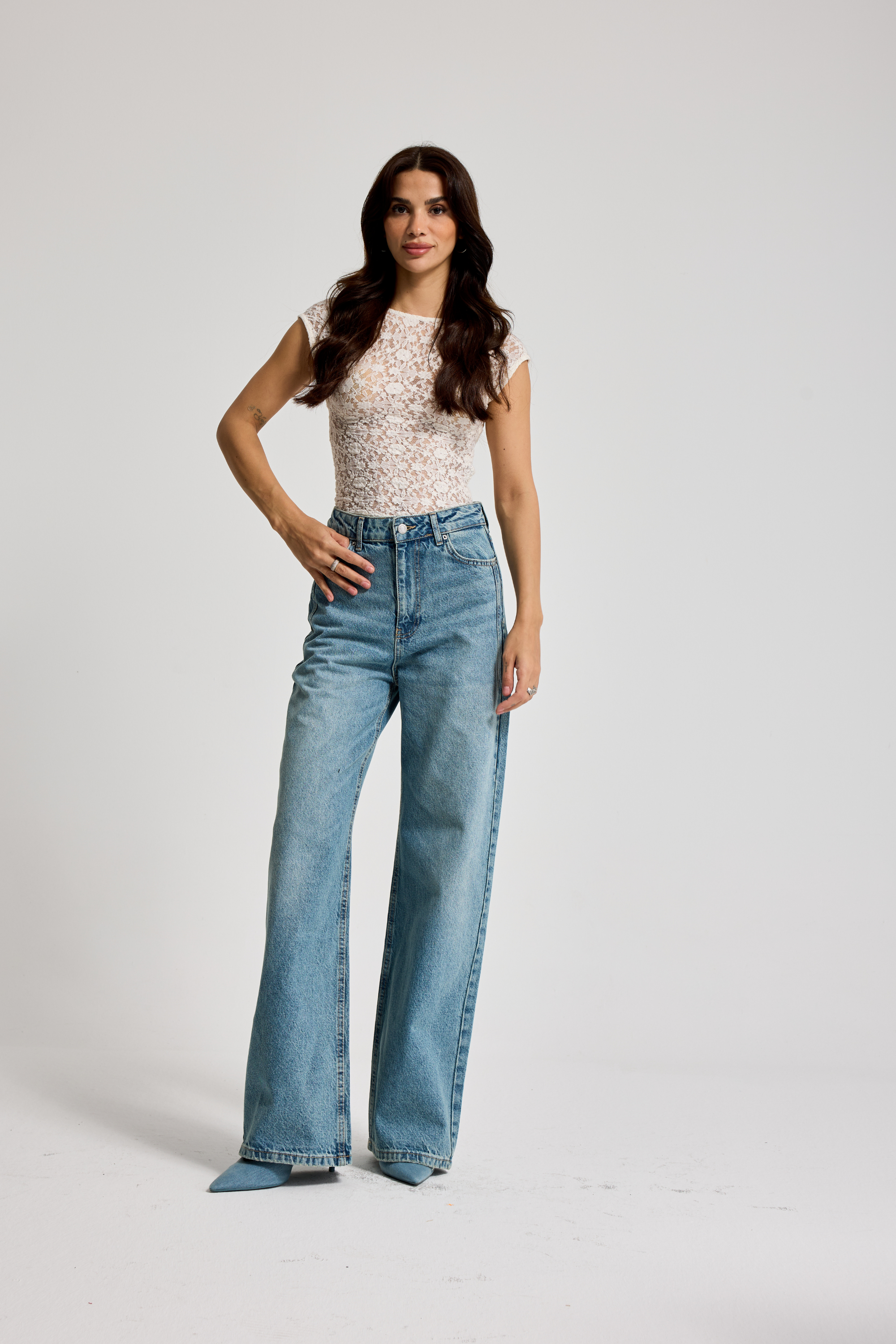 2498 Wide Leg Kadın Jean