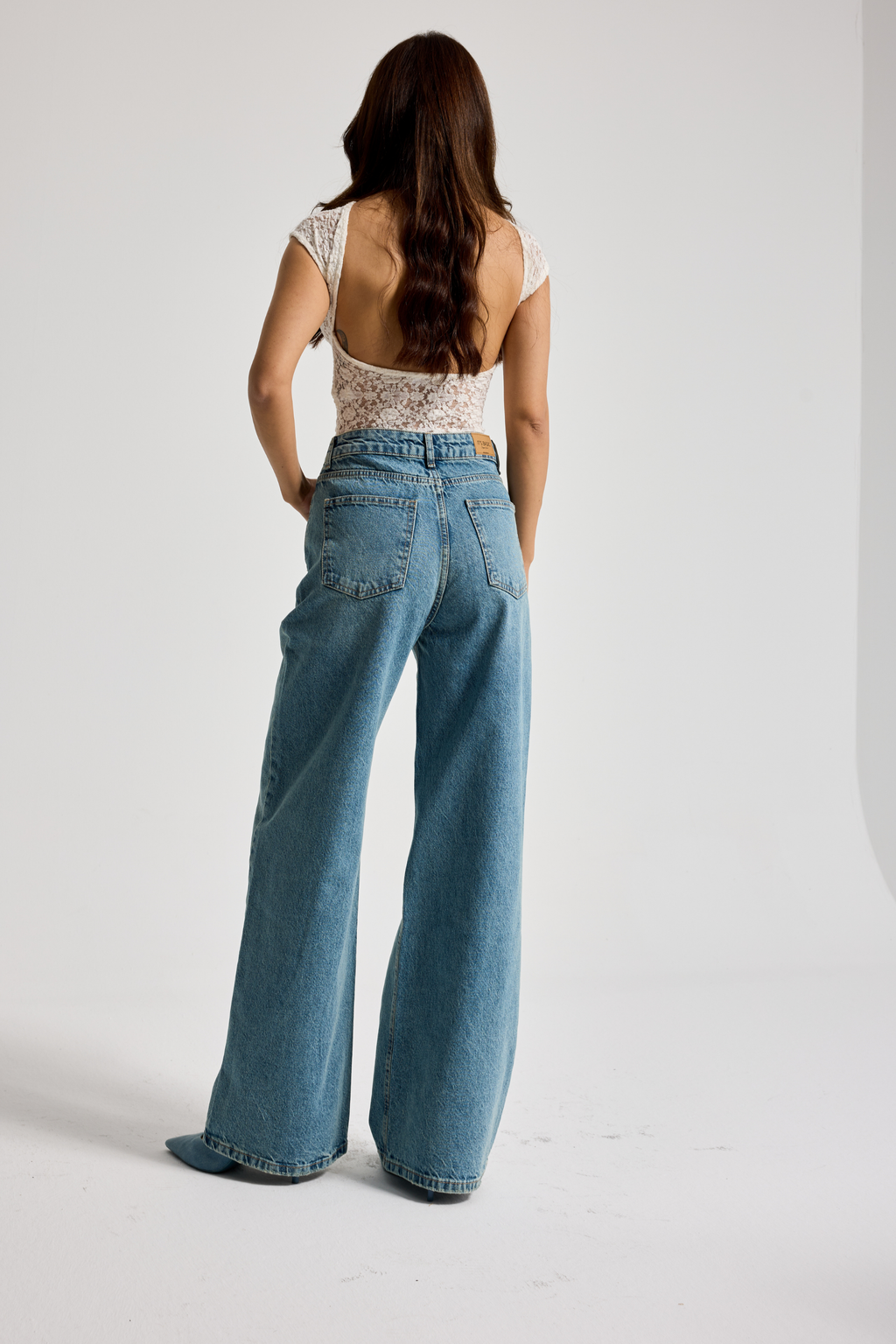 2498 Wide Leg Kadın Jean