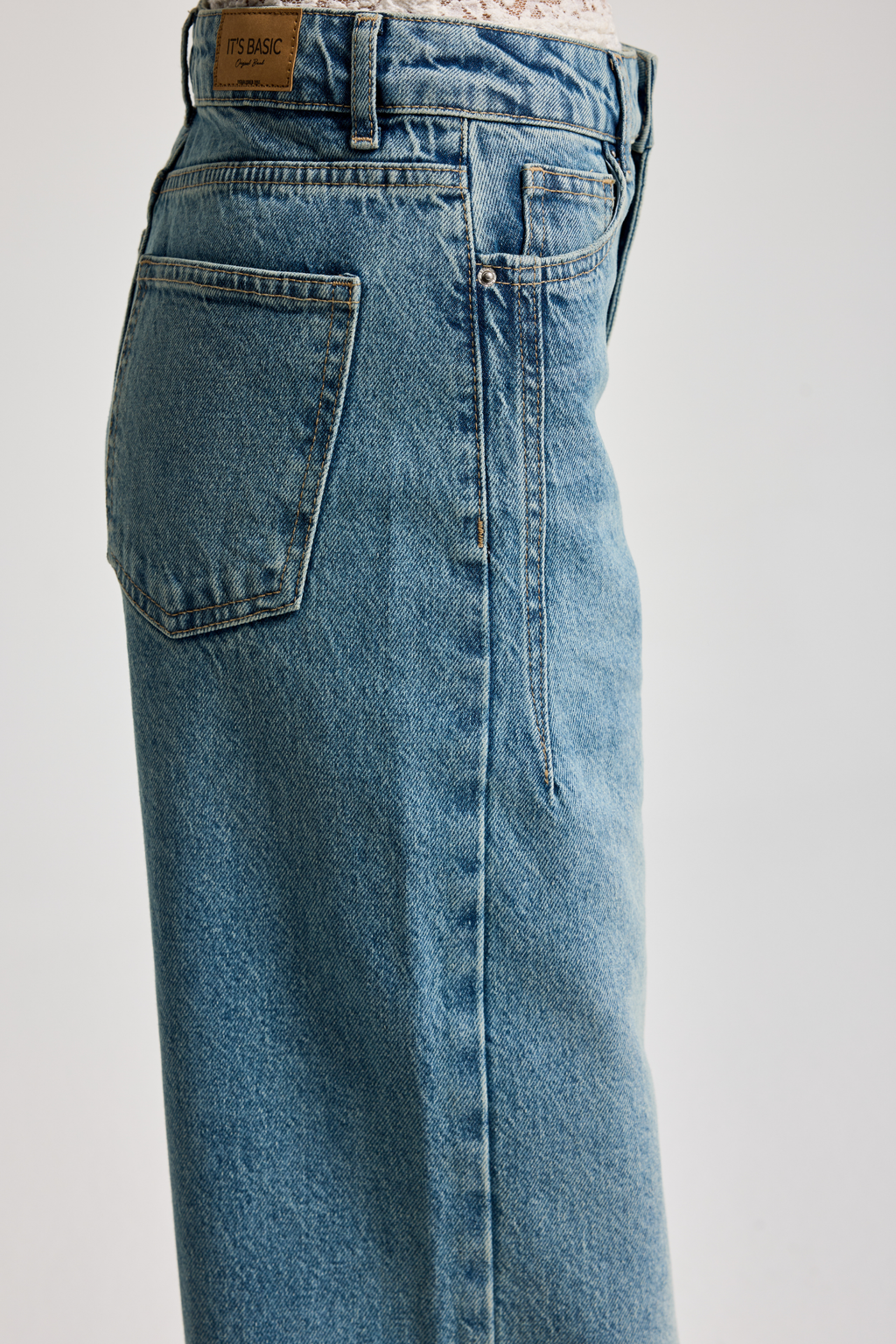 2498 Wide Leg Kadın Jean