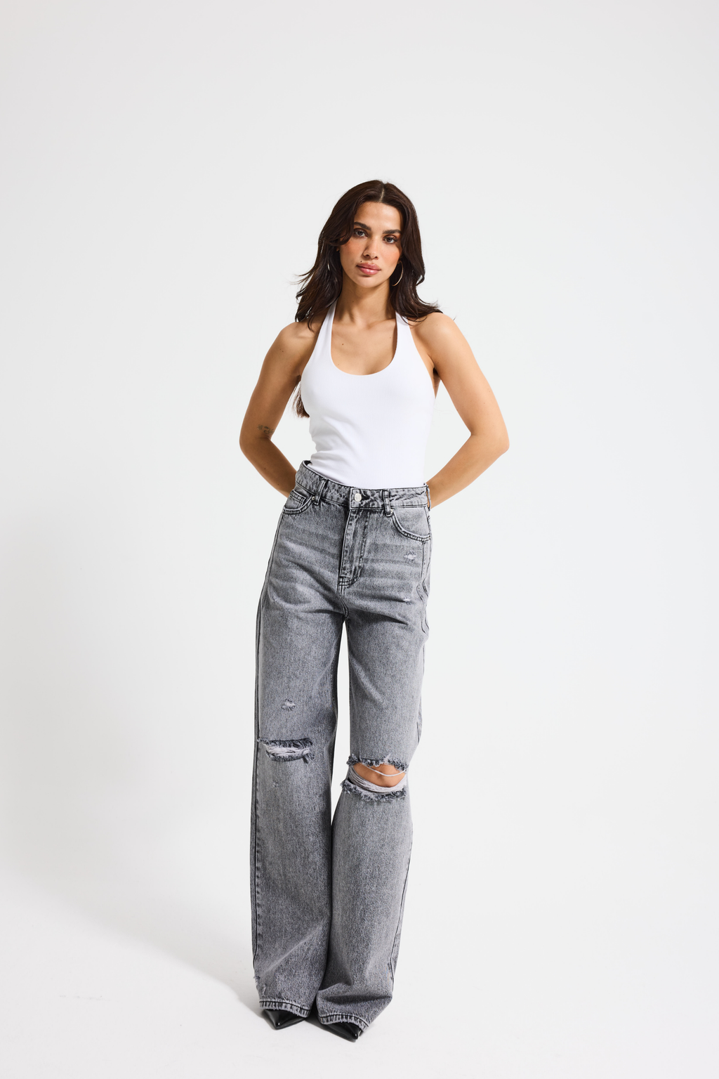 2499 Wide Leg Kadın Jean