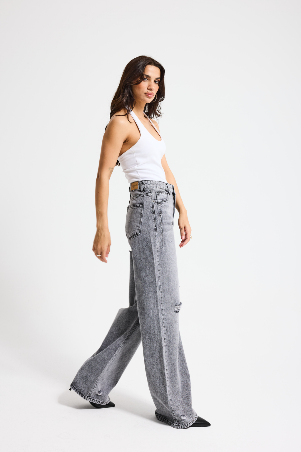 2499 Wide Leg Kadın Jean