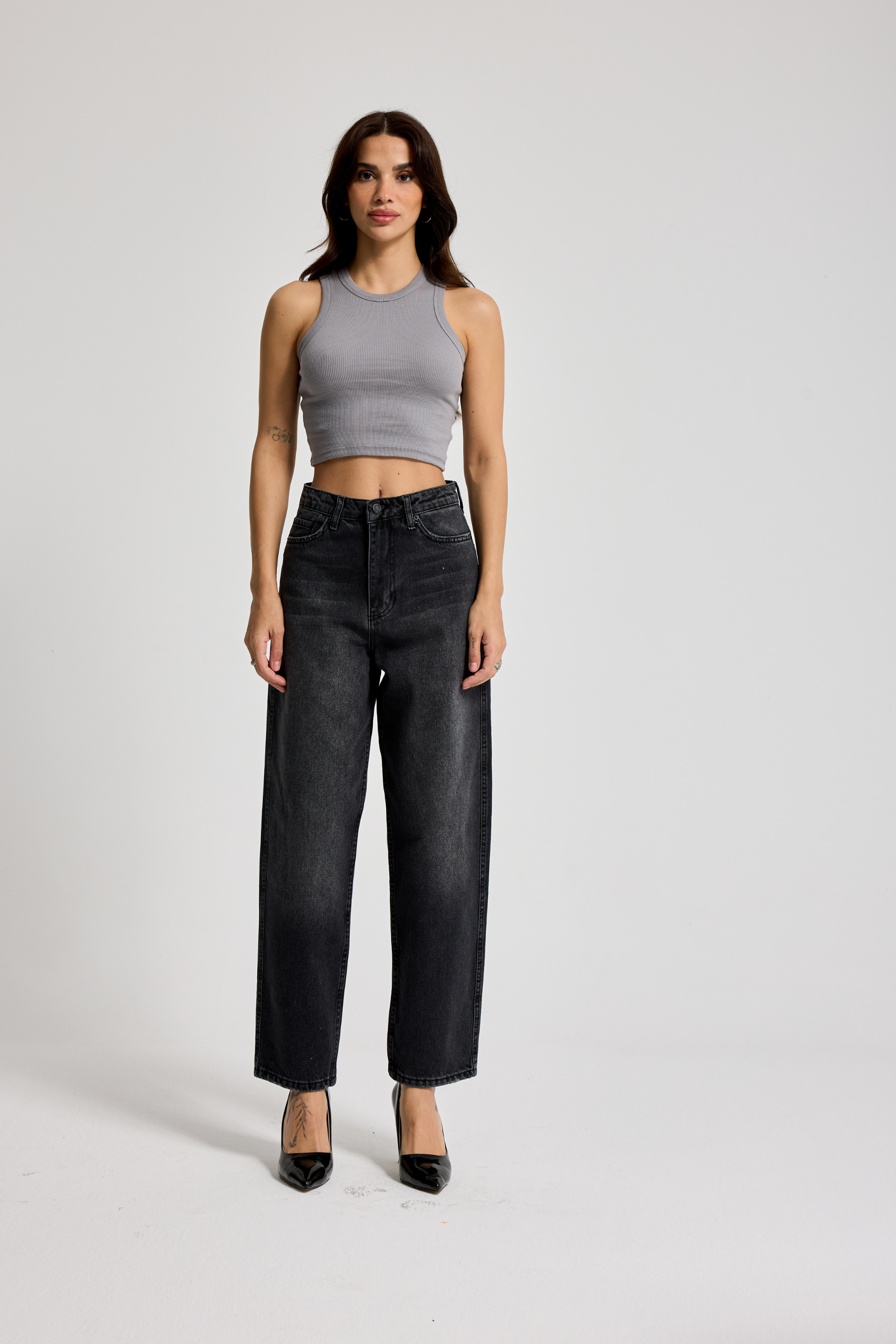 3066 Relax Fit Mom Kalıp Kadın Jean