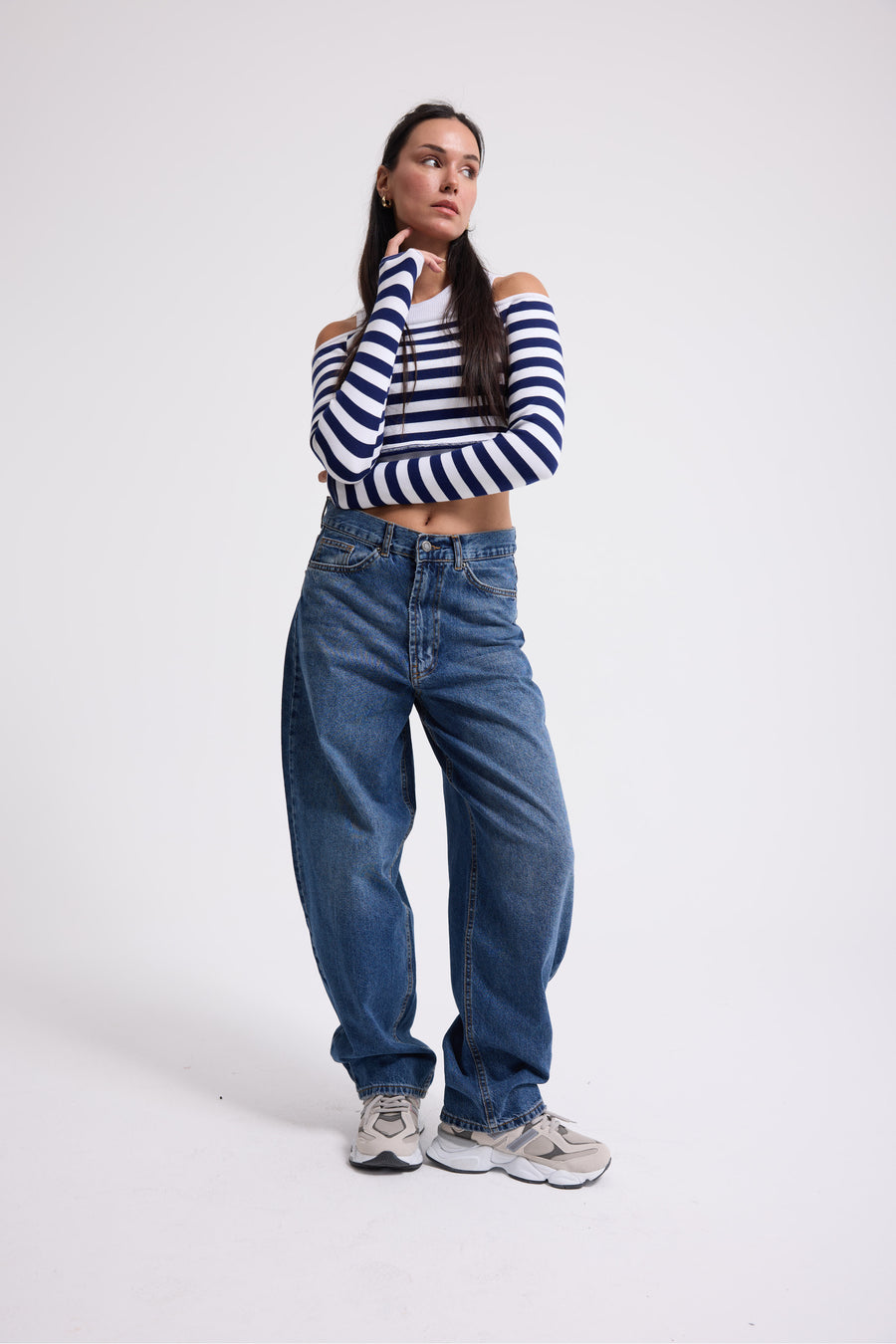 3144 %100 Cotton Skater Jeans