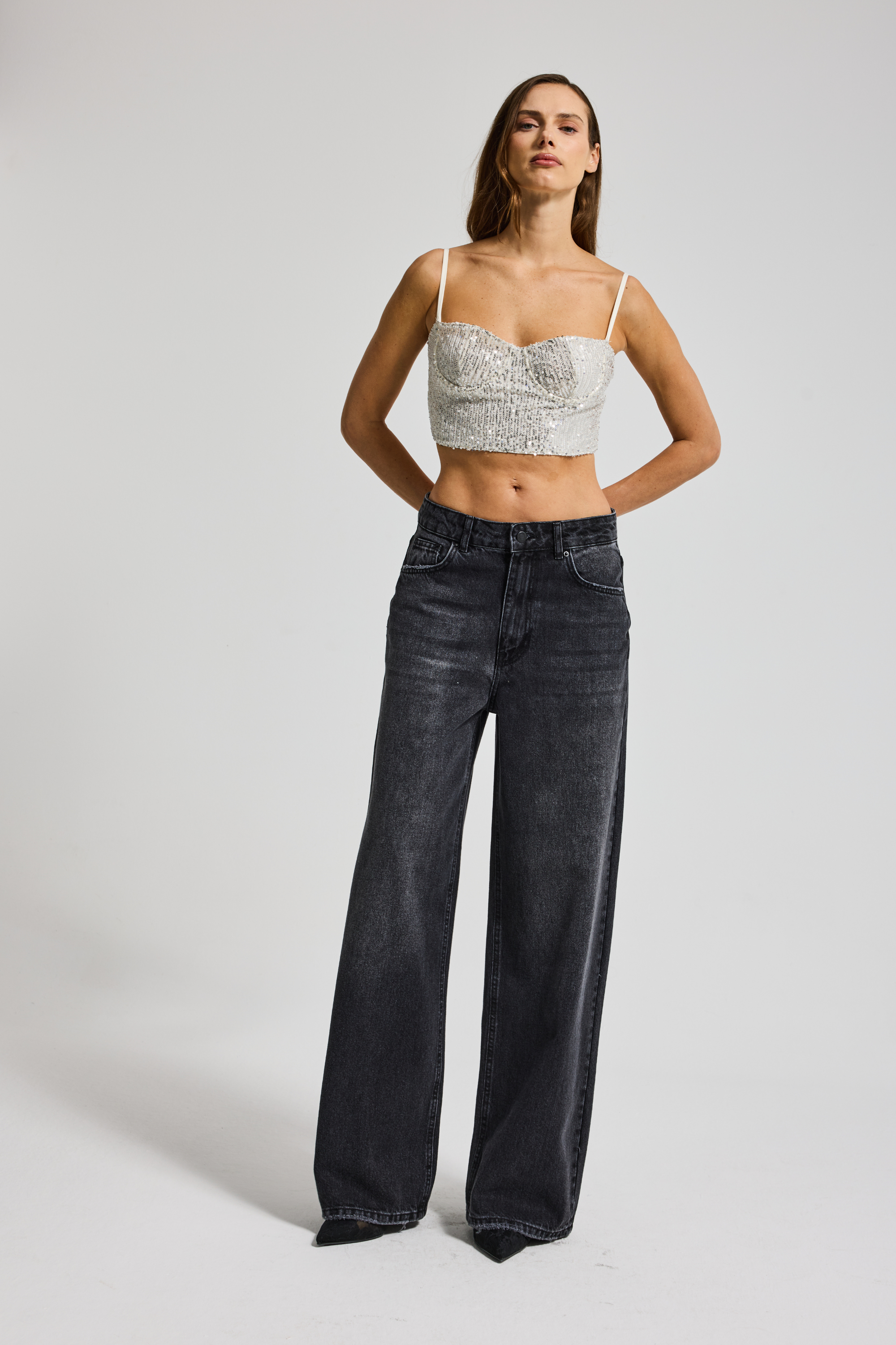 3311 %100 Cotton Super Baggy Kadın Jean