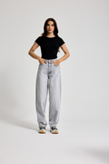 3468 %100 Cotton Skater Kadın Jean