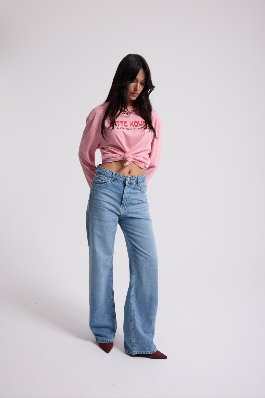 4939 %100 Cotton Straight Fit Jeans